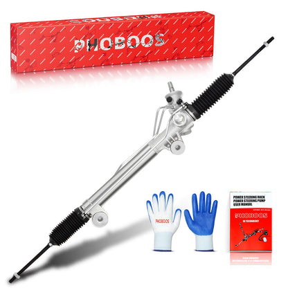 PHOBOOS Hydraulic Power Steering Rack and Pinion Assembly Compatible with Chevrolet Silverado 1500 & GMC Sierra 1500 Classic, 1999-2007, New Unit, Leak-proof, Direct Bolt-On Fit, Ref. 97-1000
