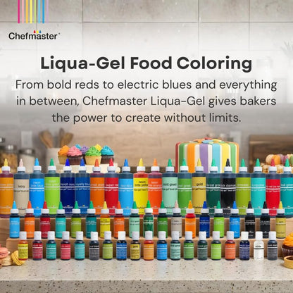 Chefmaster Liquid Whitener Liqua -Gel Food Coloring | Brighter Whites & Pastels | Professional-Grade Dye | Fade-Resistant