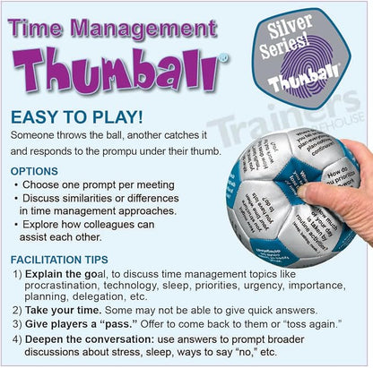 Trainers Warehouse 6 Thumball Collection 32 Prompts for Conversation Team Building Relationship and Training