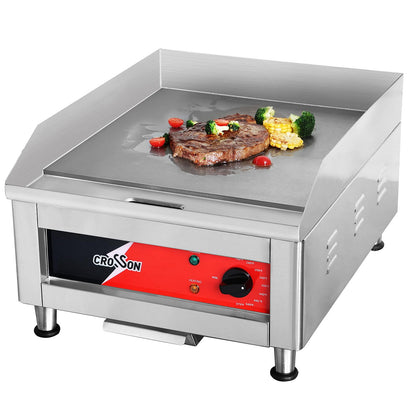 Commercial Countertop Electric Deep Fryer and Griddle