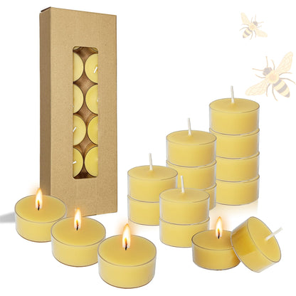 Gedengni Candlesticks Scented Tealight Candles,24pcs Round Tea Light Candles Natural Scent Wax Tealight Candle Smokeless Candle Stciks for Spa Home Decor Party Women Gifts (T01-24S-RD)