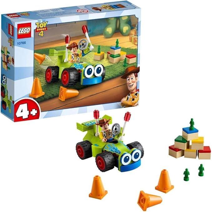 LEGO | Disney Pixar’s Toy Story 4 Woody &amp RC 10766 Building Kit (69 Pieces)