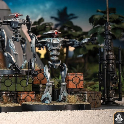 Star Wars: Legion Aqua Droid Unit Expansion - Tabletop Miniatures Game Strategy Game for Kids and Adults Ages 14+ 2 Players 3 Hour Playtime Made by Atomic Mass Games