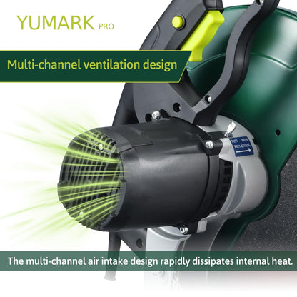 Yumark Abrasive Chop Saw, 2200W 3800RPM Steel Cutting Machine, Metal Cutting Saw with Blade for Rebar, Angle Steel, Hollow Pipe Cutting