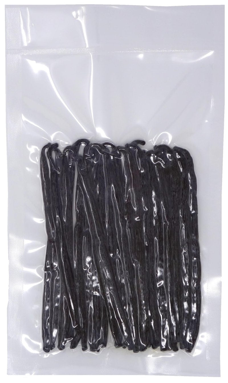 25 Whole Grade A Prime Gourmet Bourbon Madagascar Vanilla Beans 5~6" by Vanilla Products USA