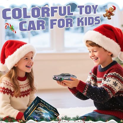 1/43 RC Drift Car Mini Drifting RC Car with Gyro 2.4GHz Full Proportional Drift Cars 4WD RTR Remote Control Cars with Colorful Lights High Speed Fast Racing Vehicle Gift for Kids Boys Adults