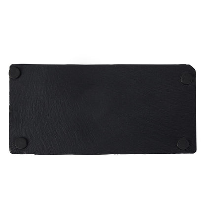 Tcrogsciss Natural Slate Cheese Boards, Individual Charcuterie Board for Appetizer, Cheese, Dessert, Tapas and Sushi Presentation