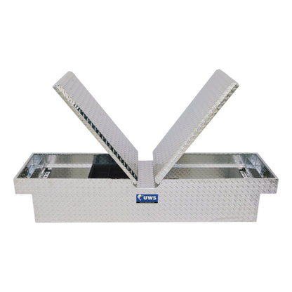 UWS EC10041 60-Inch Heavy-Wall Aluminum Gull Wing Truck Tool Box, RigidCore Lids