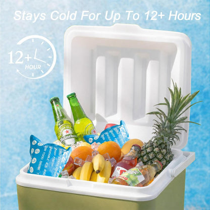 Lagincig 50PCS Ice Packs for Coolers Shipping Lunch Box - Cold Cooler Bag Long Lasting Reusable Ice Pack Gel Freezer Packs for Camping Beach Fishing Shipping Food