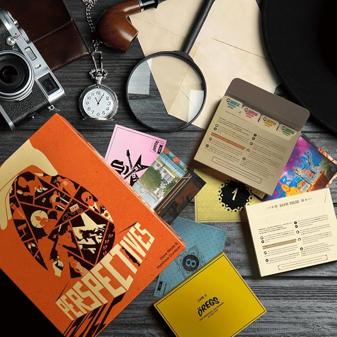 Perspectives (Orange Box) - Mystery Game Cooperative Storytelling Game for Kids and Adults Ages 12+ 2-6 Players 90 Minute Playtime Made by Space Cowboys