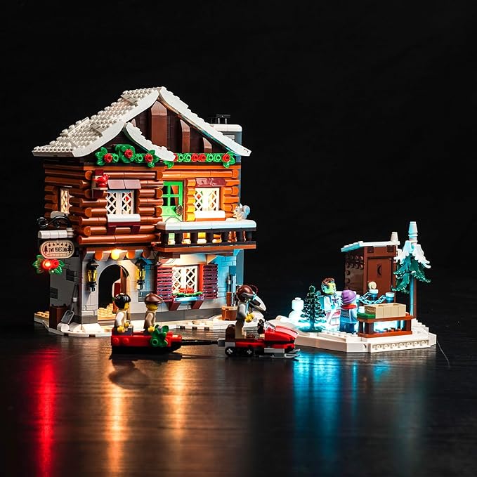 VONADO LED Light Kit for Lego Alpine Lodge 10325 Christmas Winter Village for Adults (Lights Only No Models)