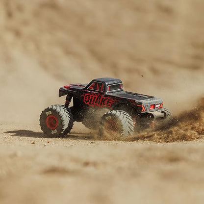 ARRMA RC Truck 1/16 Quake GROM 4X4 RTR Brushed Monster Truck (Battery &amp Charger Included) Red ARA2137T1