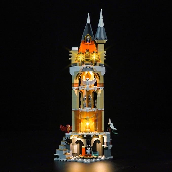 Upgraded Led Light Kit for Lego Castle Owlery Building Set Compatible with Lego 76430 (Model Not Included)
