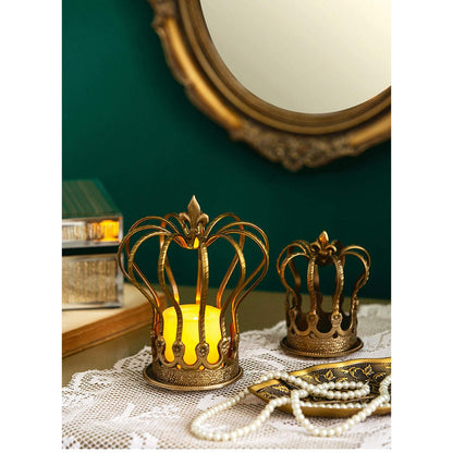 XILIN-1987 Candle Holderss European Style Brass Candle Holder Creative Candle Stand Home Decoration Decoration Home Dining Table Candlesticks Decorative Candlestick