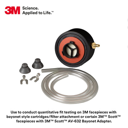 3M Fit Test Adapter 601, Pack of 1, Reusable Respirator Fit Testing, OSHA