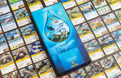 Capstone Games Ark Nova: Marine Worlds Expansion Strategy Board Game for Ages 14+ | Competitive Euro-Style Zoo Management with Sea Animals Aquariums Card Drafting | 1–4 Players | 90–150 Min