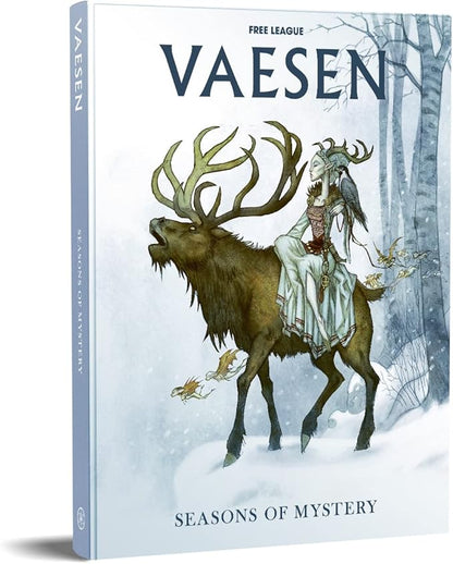 Free League Publishing Vaesen: Seasons of Mystery Roleplaying Game Hardcover Adventure Expansion Nordic Horror Fantasy Adventure Adults Teens Ages 14+