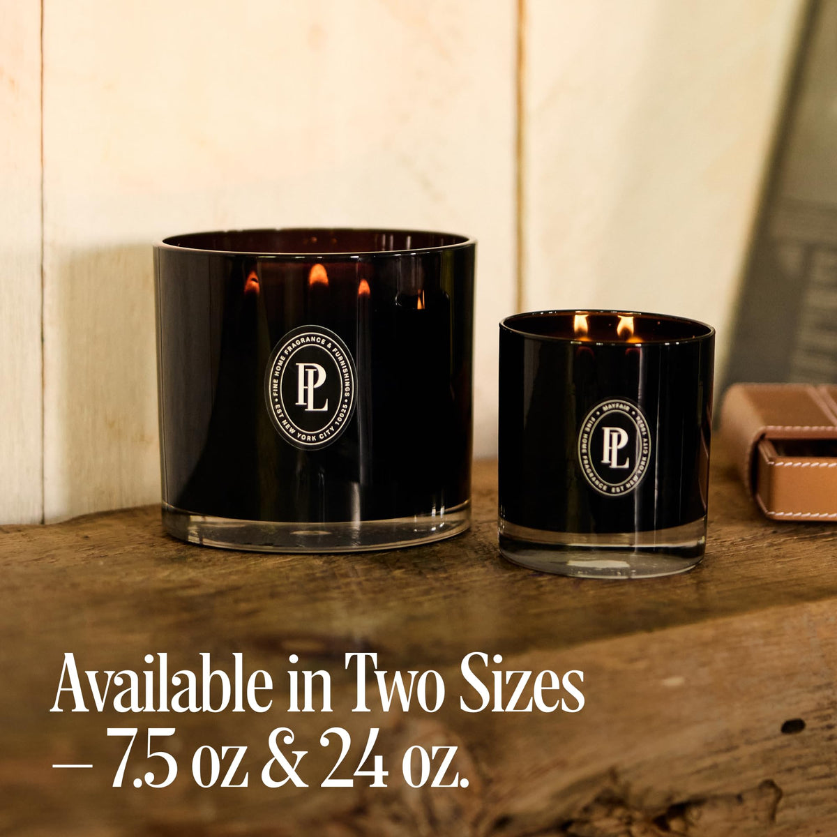 Preston Lane Luxury 3-Wick Scented Candle, Highrise, 24 oz Hand-Poured in USA | Long Burn Time (40–50 Hrs), Vegan Soy Wax Blend, Decorative Ceramic Vessel, Fine Italian Fragrance