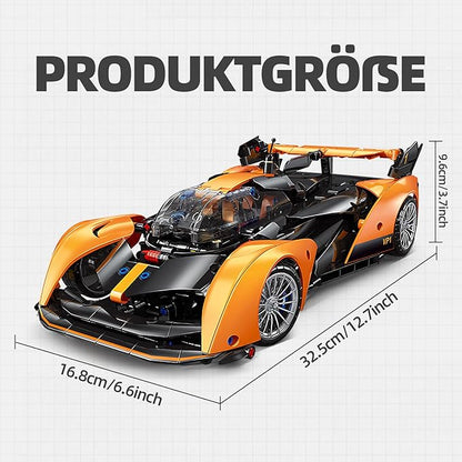 Remote Control Building Car 1:14 Solus GT Construction Toy Compatible with Technic Car Collectible Gifts for 10-16 Year Olds and Adults (817pcs)