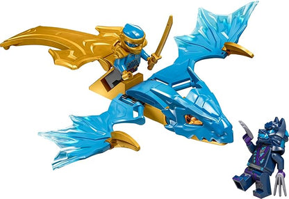 LEGO NINJAGO NYA’s Rising Dragon Strike Toy Ninja Action Figure Playset with NYA Minifigure Building Ninja Battle Set for Kids Gift Idea for Boys and Girls Ages 6 Years Old and Up 71802