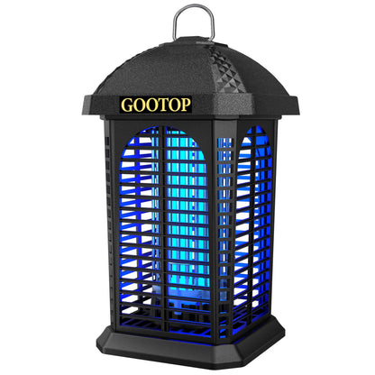 Bug Zapper Indoor Outdoor, 4200V Electric Mosquito Zapper, Bug Zapper Outdoor, Fly Traps, Fly Zapper, Mosquito Killer Indoor 3 Prong Plug, 90-130V, ABS Plastic Outer