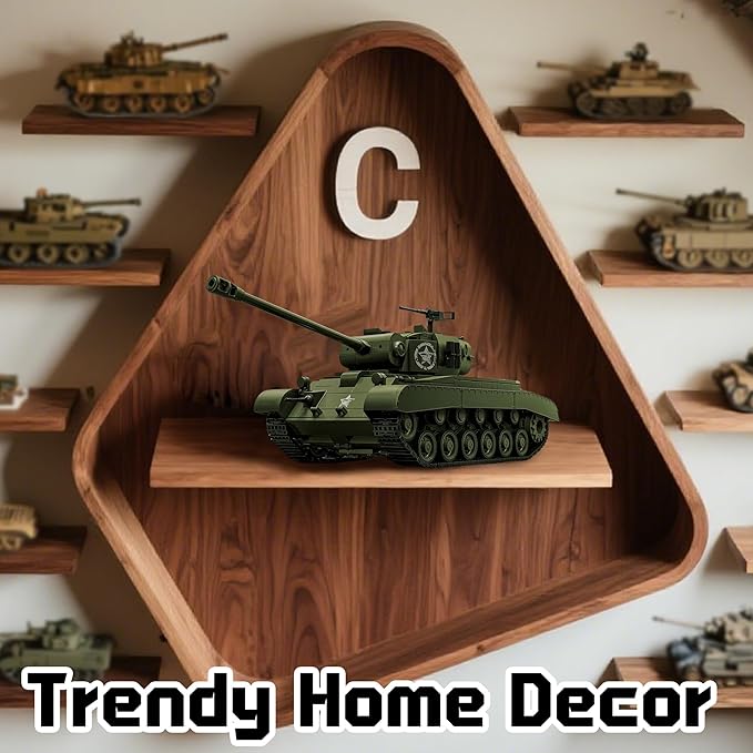 M26 Pershing Tank Building Set WW2 Military Vehicles Collectible Army Model for Boys &amp Adults Home Decor