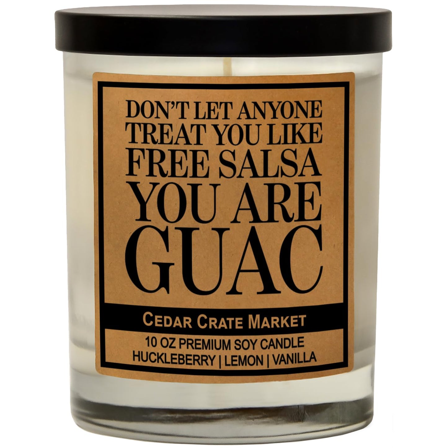 Best Friend Candle Gifts for Men and Women - Don't Let Anyone Treat You Like Free Salsa - Funny Candles for Women Or Men, Funny Birthday Present, Friendship Or Thank You Present for Bestie Or BFF