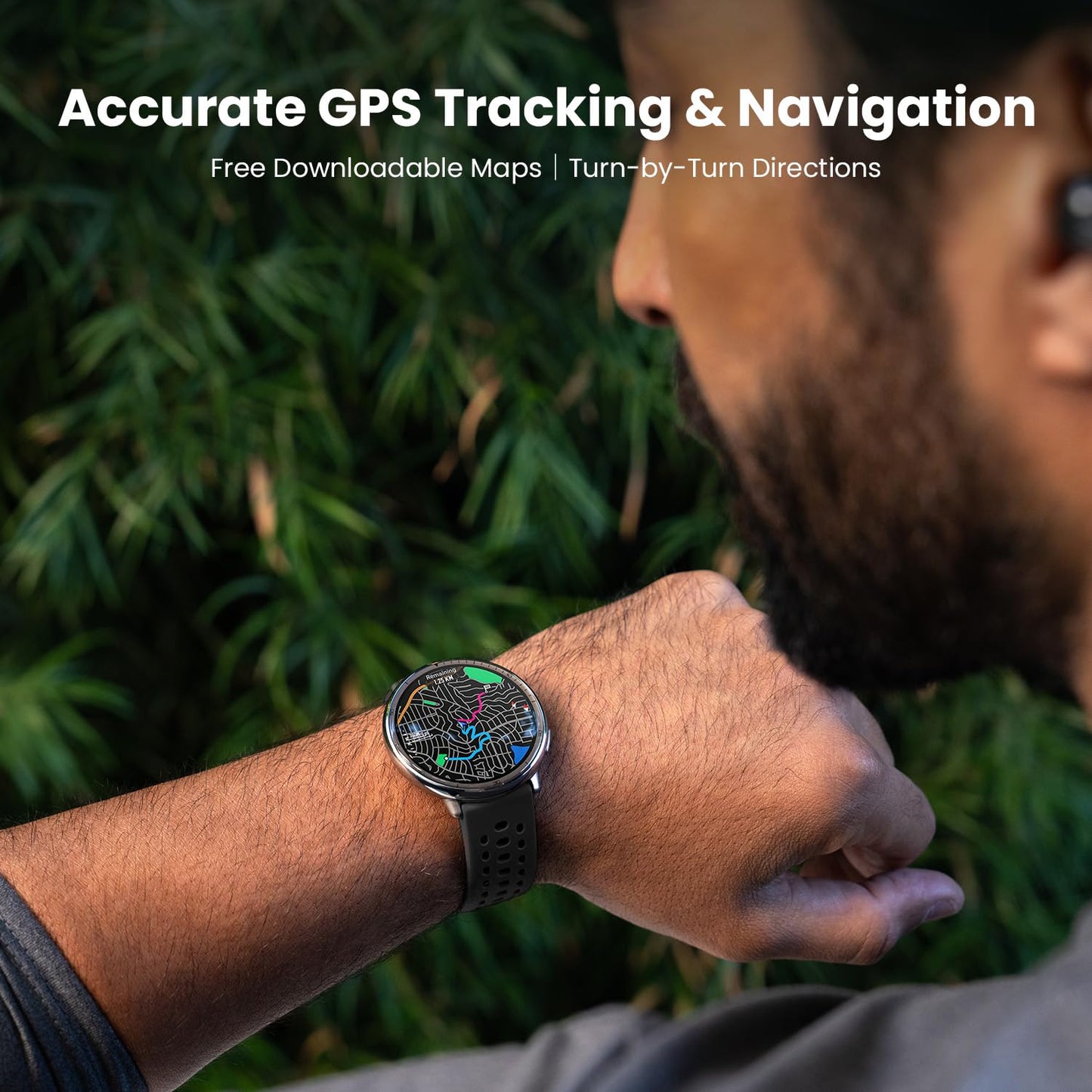 Amazfit Active 2 Sport Smart Watch Fitness Tracker for Android and iPhone, 44mm, 10 Day Battery, Water Resistant, GPS Maps, Sleep Monitor, 160+ Workout Modes, 400 Face Styles, Silicone Strap, Free App
