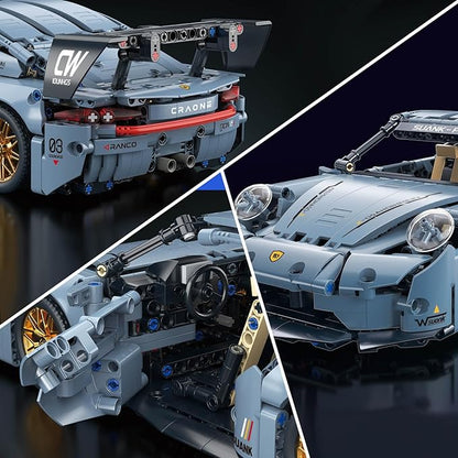 Sports Race Car Building Set Kit for Boys &amp Adults 1:14 MOC Toys Racing Model Car Kits Birthday Gift for Boys Kids Age 8-14 12-16