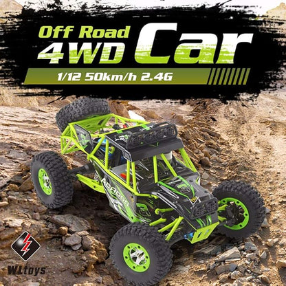 GoolRC WLtoys 12428 RC Car 1/12 Scale 4WD 50km/h High Speed RC Rock Crawler 2.4Ghz Remote Control Off Road Truck for Adults