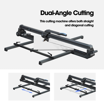 48 Inch Large Manual Tile Cutter,Professional-grade tile cutting tools,for Porcelain Ceramic (48 inch)