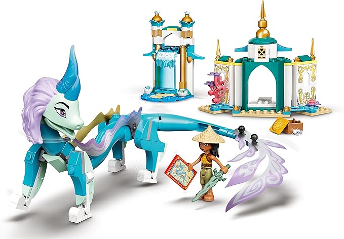 LEGO 43184 Disney Princess Raya and Sisu Dragon Toy from Disney?s Raya and the Last Dragon Movie For Kids 6 + Years Old