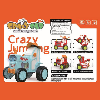 GoolRC Crazy Jumping Car Toys RC Stunt Car with Music Lights Rechargeable Radio Controlled Rocking Cars Toy Christmas Birthday Gift for Teen (Red)