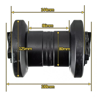 Korelox Bottom Track Roller Replacement for Kubota KX040-4 Mini Excavator Undercarriage