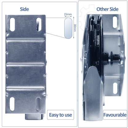 LAJIAOZ Garage Door Chain Hoist - 4:1 Reduced Drive Heavy Duty Hoist for Roll Up Doors and Jackshaft Garage Door Openers