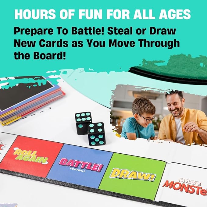 Dude Perfect Board Game with Soccer Add On Action Packed Sports Challenges for Competitive Kids and Families | Perfect for Family Game Night 2 to 5 Players Ages 4 and up