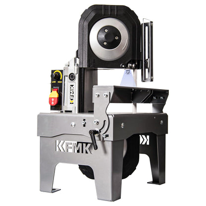 KFMK 10A Variable Speed Metal Band Saw with Large Workbench, 5" Cutting Capacity, Adjustable Speed 137-472 FPM, BandSaw Perfect for Metalworking, Knife Cutting