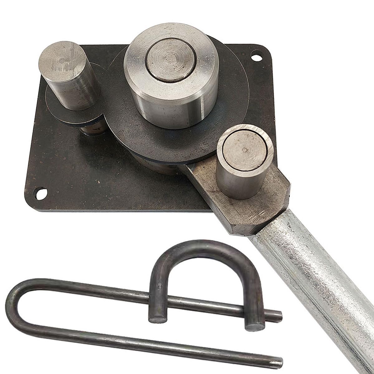 Rebar Bender; Rod Bender; Sheet Metal Bender; Metal Bending Machine; Metal Bending Tools for Steel. DIY Production, Home Improvement, Tool Repair Shop, Metalworking Shop