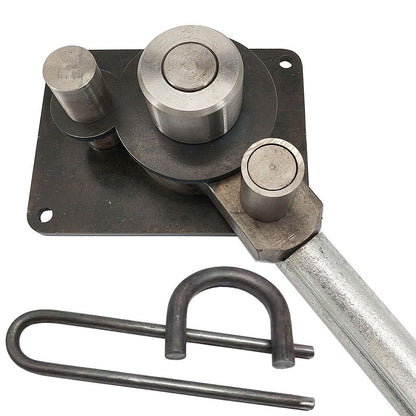 Rebar Bender; Rod Bender; Sheet Metal Bender; Metal Bending Machine; Metal Bending Tools for Steel. DIY Production, Home Improvement, Tool Repair Shop, Metalworking Shop