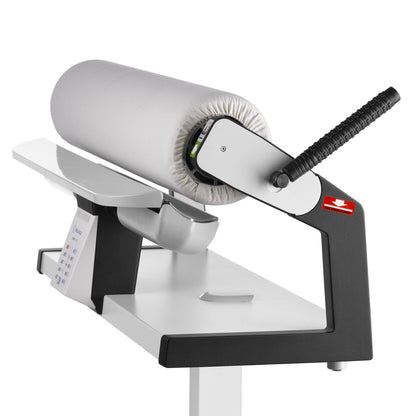 Reliable 100SR Rotary Steam Press - Verve Steam Press With Foot Pedal Control, 3 Steam Settings, Variable Speed, Dual-End Feed for Ironing Long Sheets, 1800W Heating Element, Safety Release Lever