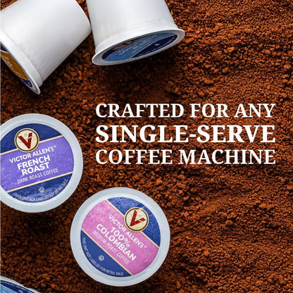 Victor Allen's Coffee Mocha Variety Pack (White Chocolate, Mocha, Chocolate Caramel), 32 Count, Single Serve Coffee Pods for Keurig K-Cup Brewers