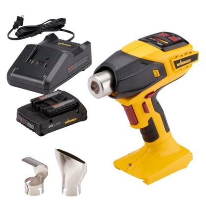 Wagner SprayTech 2426866 FURNO 550 18V – Includes 1 Battery and Charger Heat Gun, Yellow