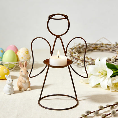 Elegant Winged Candle Holder Centerpiece for Dining Room Enhancing Table and Ambient Lighting for Home Interiors
