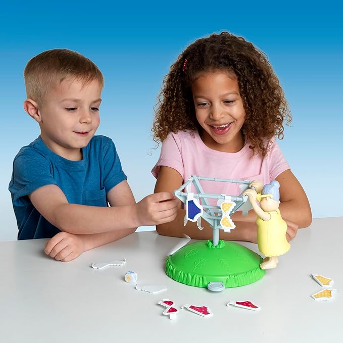 Ideal | Windy Knickers: The Silly Spinning Granny Giggling Windy Washing Game!| Kids Games | for 2-4 Players | Ages 4+