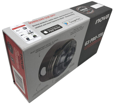 NOVA 48291 PREMIER PRO-TEK G3 Wood Lathe Chuck with 2" PRO-TEK Jaws, Woodworm screw, & Dlx. Storage Box, Direct Thread Version 1"x 8 TPI Only (Does Not Use Inserts)