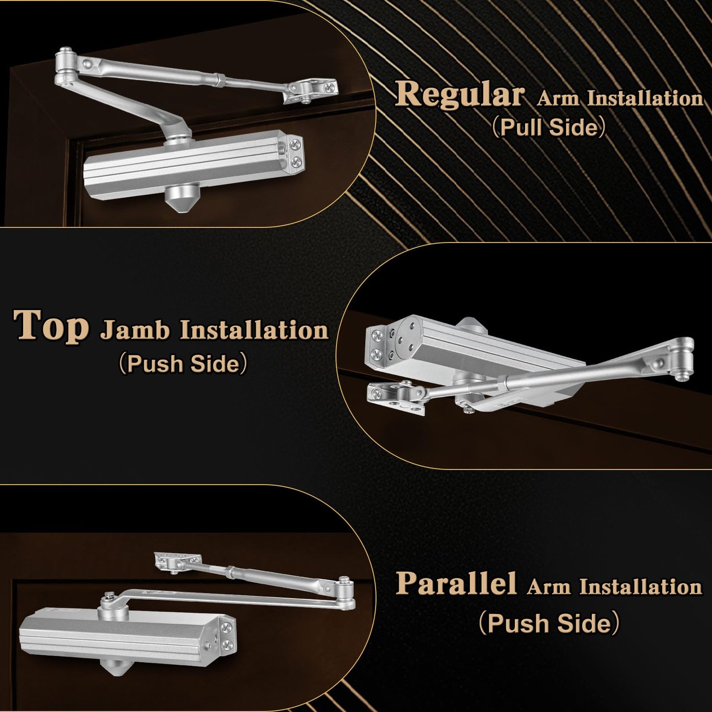 Grade 1 Commercial Automatic Door Closer NEWBANG 5016BC