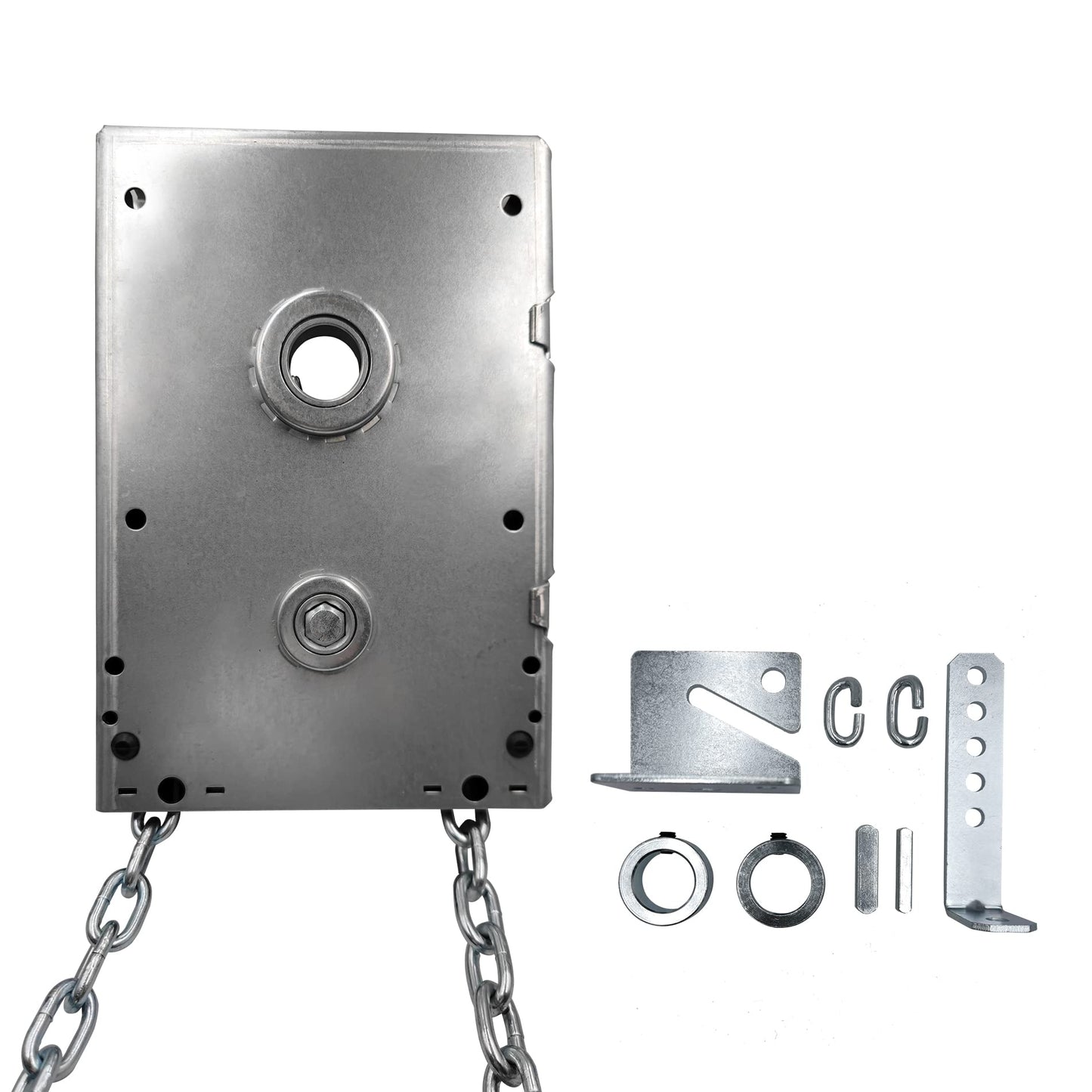LAJIAOZ Garage Door Chain Hoist - 4:1 Reduced Drive Heavy Duty Hoist for Roll Up Doors and Jackshaft Garage Door Openers