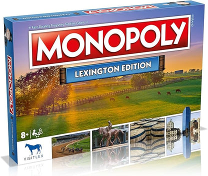 Monopoly Board Game Lexington Edition: 2-6 Players Family Board Games for Kids and Adults Board Games for Kids 8 and up for Kids and Adults Ideal for Game Night