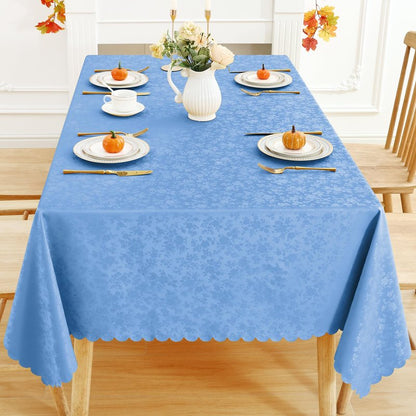 Smiry Rectangle Table Cloth, Waterproof Heavy Duty Vinyl Tablecloths, Wipeable Washable Table Cover for Kitchen and Dining Room (Dirty Pink, 52" X 70")
