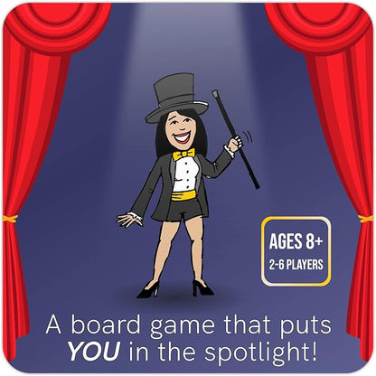 BE A BROADWAY STAR! - The Classic Theater and Musical Trivia Board Game That Puts You in The Spotlight | Party Game for Theater Lovers | Holiday Broadway Gift | 2-6 Players | for All Ages 8+